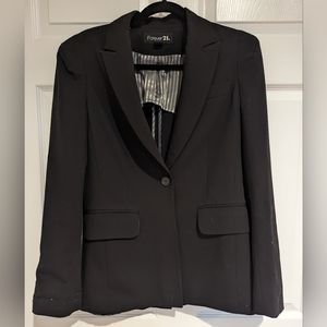 Forever 21 Black Blazer, Medium